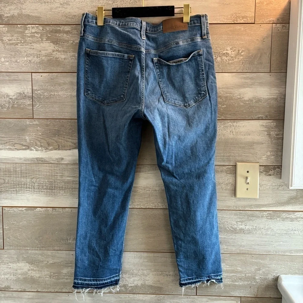 J.Crew Mercantile Slim boyfriend jean with distressed details